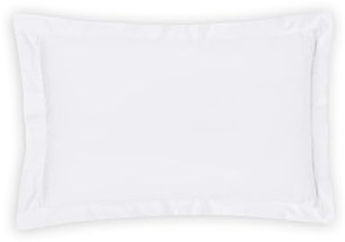 Magano® Luxus Kissenbezug 50x70 Weiß | Bambus & Baumwolle Satin | 400 TC Premiumqualität | Hypoallergen & Klimaregulierend | 5cm Stehsaum | Kopfkissenbezug 50x70 cm | Weiss