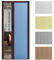 Porte coulissante pliante avec rails discrets, cadre en aluminium pour séparation de pièce polyvalente dans le patio, le placard, la grange, les couloirs et les zones de douche