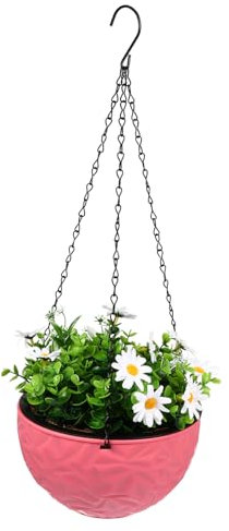 Toyvian Maceta Colgante De Plástico Forma De Araña Adorno para Plantas para Balcón Macetero De Jardín Diseño Moderno