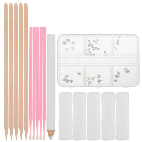 POPETPOP Kit di Gemme per Denti Cristallo Kit di Pietre per Denti Fai da Te Decorazioni con Pietre Preziose per Gioielli con Gemme per Cristalli con Fondo Piatto
