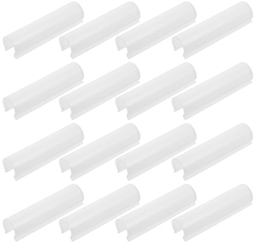 SEWACC 32 Pinzas para Invernadero de 19 MM Abrazaderas Resistentes de PP y PVC para Tubos y Lonas Paquete de 32 Unidades Ideales para Jardinería y Protección de Plantas