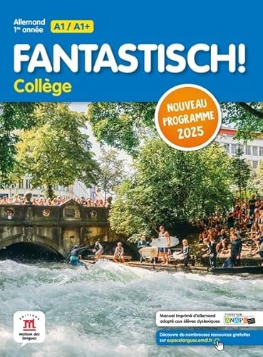 Fantastisch 1ere année Programme 2025 - Livre élève
