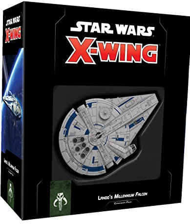Fantasy Flight Games - Star Wars X-Wing Second Edition: Rebel Alliance: Lando’s Millennium Falcon Expansion Pack - Miniature Game