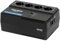 VulTech UPS700VA-XS UPS Steckdosenleiste 700VA/390WA, unterbrechungsfreie Stromversorgung, Line-Interactive-Technologie, AVR Schutz für PC und Modem, 4 Shuko-Ausgänge, 2 USB-Ladegeräte für Smartphone