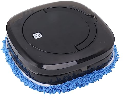Mopping Robot, Automatic Robot Vacuum Cleaner with Mop Wet Scrubbing Floor Washing Robot Low Noise Automatic Cleaning Intelligent Steering Vacuum Robot for Hard Floor, Carpet