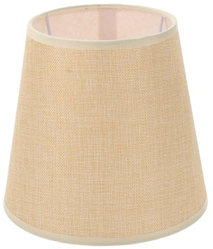HOMOCONO Pantalla De Lámpara De Lino Lámpara De Mesa Pequeña Decoración De Hogar y Oficina