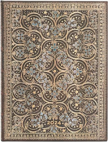 Paperblanks 12-Monatskalender 2024 Restauration | Verso | Ultra (180 × 230 mm)