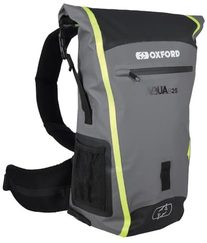 Oxford OL466 Aqua B25 Back Pack 25L Black Fluo Grey. All Weather