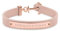 PAUL HEWITT Anker Armband Signum Koordinaten - Armband Leder Damen (Rosa) mit Anker Schmuck aus Edelstahl (Silber)