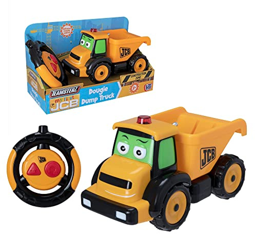Teamsterz My First Dougie Dump Truck - JCB RC Construction Vehicle Playset for Ages 2+
