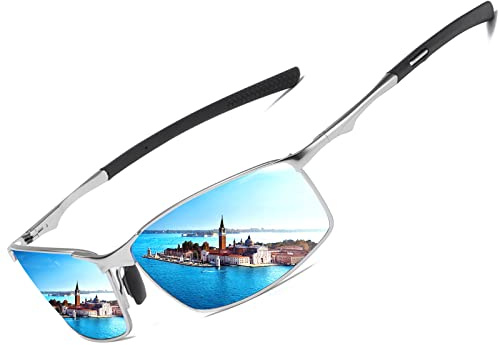 Polarisierte Pilotenbrille Sonnenbrille Herren Damen Freien Leichtgewicht Metallrahmen Angeln Golf Fahren Stilvoll Retro Flieger brille Cat 3 CE