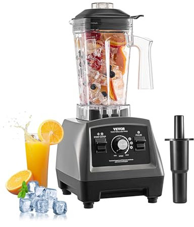VEVOR Blender for Smoothies, 61 oz 1400W, Professional Blender with Powerful Motor, Multi-Functional Food Processing for Smoothie/Milkshake/Juice, Fits for Kitchen