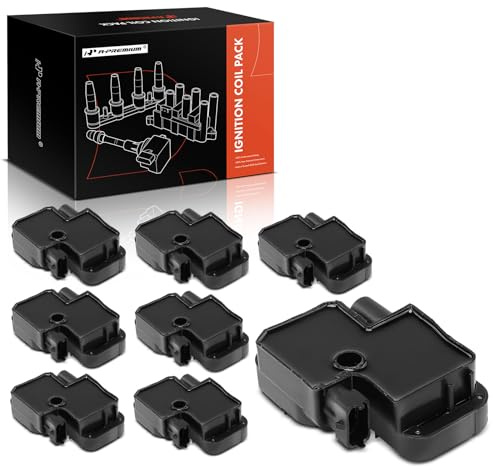 A-Premium Engine Ignition Coil Pack Compatible with Mercedes-Benz E430 E500, CL500 C43, G500 G55 AMG, ML500 ML55 AMG, R500, S430 S500 & More, Replace# 0001587303, UF-359, 8-PC Set