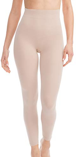 FarmaCell BodyShaper 609B - Legging modellerande med maggördel, inhållande strumpbyxor utan fot av fiber NILIT BREEZE, lätt och uppfriskande