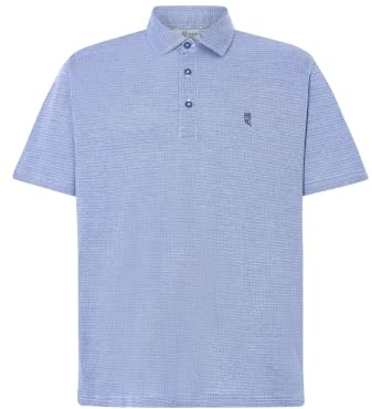 El Búho Nocturno Polo Hombre Manga Corta Algodón Slim Fit - Punto Suave Absorbente Transpirable Verano - Golf Tenis Pádel Camisa Deporte Casual Vestir