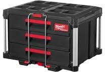 Milwaukeee PACKOUT 4932472130 Case with 3 Drawers Multicoloured, x