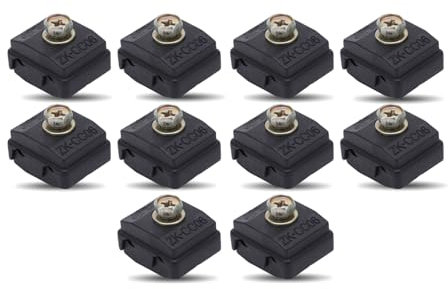 10 Piezas - Conector Divisor de Cable - Distribución de Antenas Acoplamiento - Adaptador Coaxial - Splitter/Distribuidor de 2 Vías de Interior - Aislamiento Rápido de Alta Potencia