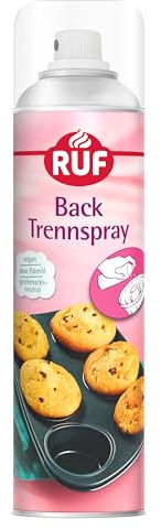 RUF Backtrennspray, Sprühdose zum Einsprühen & Einfetten von Backformen & Silikonformen, veganes Backspray, ohne Palmöl & geschmacksneutral