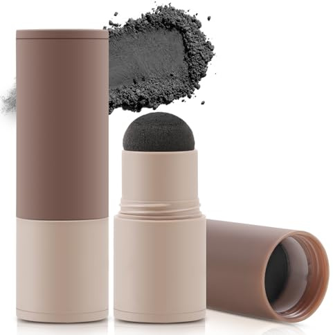 Boobeen Sombra de Cabello en Polvo Stick, Raíz Retoque Corrector de Cabello, Hairline Polvo Stick para el adelgazamiento del cabello y el pelo gris, al instante oculta la pérdida de cabello