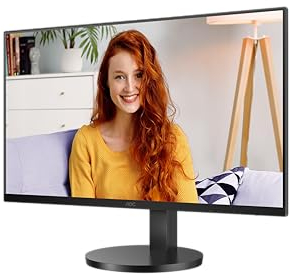 AOC U27B3AF - 27 Inch UHD 4K, 60Hz, IPS, 4ms, HDR10, Height Adjust stand, 3 side Frameless, Speakers, LowBlue Light, FlickerFree (3840 x 2160,350 cd/m2, HDMI 2.0 / DP 1.4)