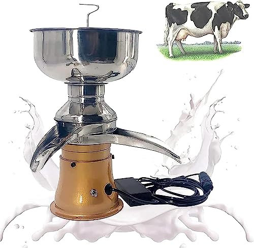 Professional Whipped Cream Dispenser Cream Separator ghee Machine, Milk Cream Separator, Electric Kitchen Centrifuge, 50L/H Milk Centrifuge, for Sheep Milk, Goat Milk, or Other Dairy