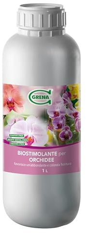 Concime liquido Biostimolante per ORCHIDEE, Phalaenopsis, orchidaceae, cymbidium - IDROGRENA (1 litro)