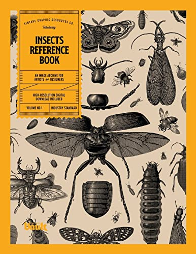 Insects Reference Book: An Image Archive for Artists and Designers (Image Archive Series by Vault Editions)