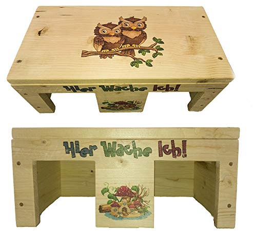 Nagerstore Nagerhaus Meerschweinchenhaus Hier Wache Ich mit 2 Eingängen & Holzlasur