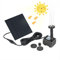 Kavolet Solarpumpe, Solarbrunnen, Wasserpumpe, Solarpanel, Außenbewässerung, Tauchbewässerung, Teichpumpe für Vogeltränke