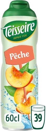 TEISSEIREE Sirop de Pêche, La bouteille de 60cl