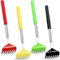 qingmeng 4 Stück Kratzhand Rückenkratzer, Back Scratcher Teleskop von 20 cm bis 68 cm Buckelkratzer Rücken Kraulen Kratzer Rückenkratzer Ausziehbar für Kopfmassage Männer Mädchen Weihnachts Geschenke