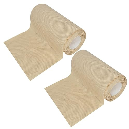 Cabilock Papel Absorbente de Aceite Cocina y Toallas de Papel Gruesas, Pulpa Natural Biodegradable, 85 Hojas por Rollo, Uso Doméstico y Profesional, Pack 2 Rollos