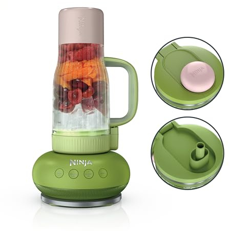 Ninja BlendBOSS Personal Blender, 26oz Tumbler, 1200PW, Watermelon, DB351GN