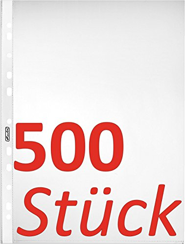 Herlitz 5824008 Prospekthülle, A4, glasklar, 0,05 mm 500 Stück