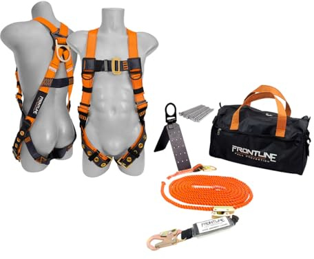 Frontline RKSPTB25 Combat Complete Roofers Kit with 25' Lifeline