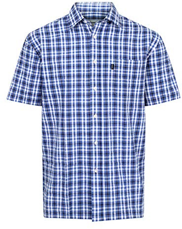 Champion Mens Tattersall Country Casual Short Sleeve Shirt