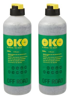 OKO Off-Road Tyre Sealant 1250ml 2 Pack – Heavy-Duty Puncture Protection for Tractors & Industrial Vehicles – Seals Up to 12mm – Long-Lasting, Non-Corrosive – Tubeless & Inner Tube Tyres