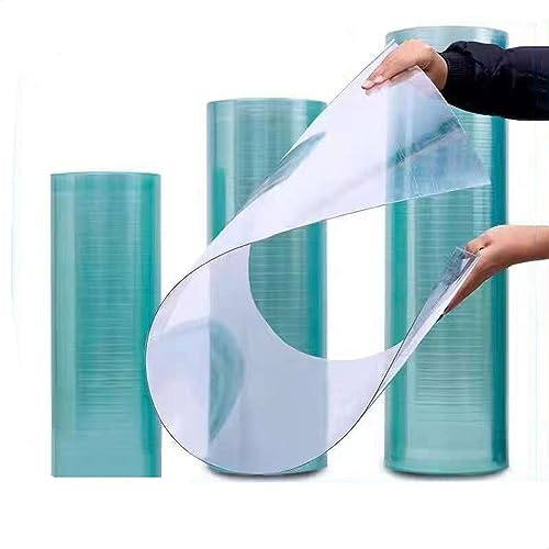Placas de Policarbonato,Hoja de Plástico Transparente Ligero Panel Duradero Láminas Repuesto para Invernadero Resistentes a Luz para Techos,Cocheras,Solarios y Cerramientos (0.5x3m)