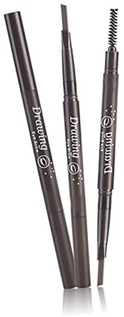 Ipetboom Matita Sopracciglia Con Pennello Angolato Resistente Sudore Effetto Naturale e Dimensioni Medie Per Trucco Duraturo e Portatile