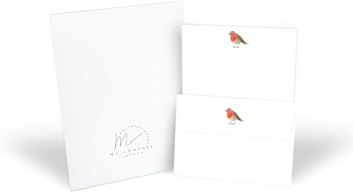 Me Loovely Robin Letter Writing Paper and Envelopes Set Stationery A5 Size Papers Writing Supplies for School Home & Office (10 Letters & 10 Envelopes with Gift Envelope)
