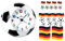 Atlanta Fußball Wecker + Sticker Aufkleber Deutschland Kinder Jungen - 1199 EM