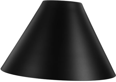 TOBBOMEY Schwarzer Eisen Lampenschirm Metallkäfig Pendelleuchte Lampenschirm Robuster Korrosionsbeständiger Hängelampen Ersatzschirm Für Esszimmer Wohnzimmer Büro Vielseitig Einsetzbar