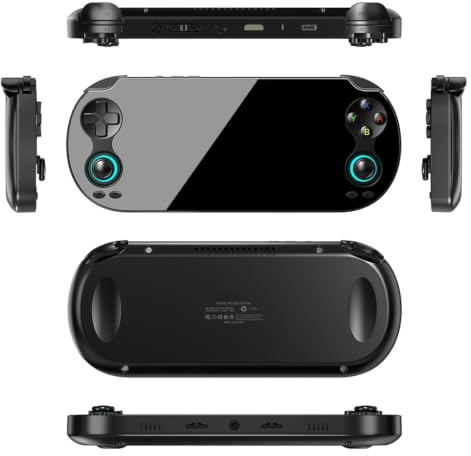 Brickaro RG Vita Pro - Consola de juegos portátil de 5,5 pulgadas, sistema dual Android y Linux, RK3576, tarjeta de sistema de 32 GB, pantalla táctil completa + tarjeta 128TF
