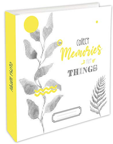 WEB2O Album Photo Grand Format - 500 Photos - 10x15 cm - Collection Souvenir Things