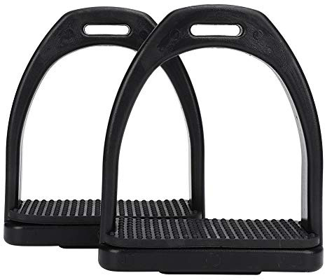 Zerodis 2 Pcs Horse Stirrups Non-slip Plastics Rubber Pad Horse Tool Riding Safety Accessories for Adults or Childen Riding(L)