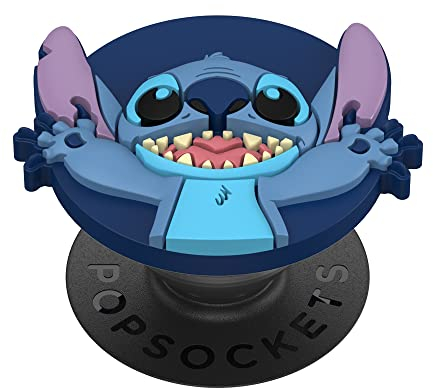 PopSockets: PopGrip - Ausziehbarer Sockel und Griff mit einem Austauschbarem Top für Smartphones und Tablets - PopOut Stitch