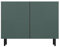 Ibonto Kommode Sideboard mit Tip-ON & geriffelten Fronten für modernes Wohnzimmer (Grün)