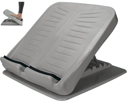 Ideal Swan Slant Board Adjustable Calf Stretcher Portable Incline Board | Slant Stretch Board for Calves Hamstring Plantar Fasciitis, Leg Heel Ankle Foot Stretching Equipment Suitable for Home, Gym