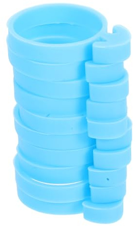 Alipis 10 Pezzi Anelli in Silicone per Sacchetti da Pasticcere Supporto per Sacchetti da Decorazione Torte Anelli Sigillanti Rotondi Leggeri e Resistenti per Tenere Fermo Sacchetto di