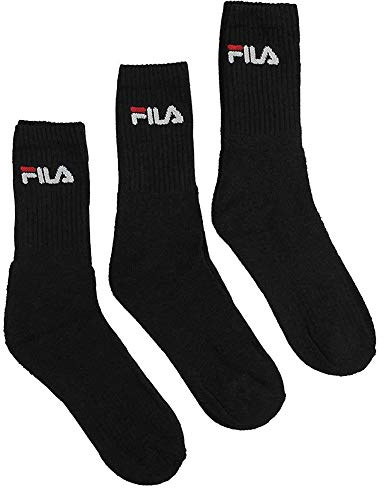 Fila tennis socks with logo bands, terry, unisex, 6 pairs (1 pack of 3 pairs)
